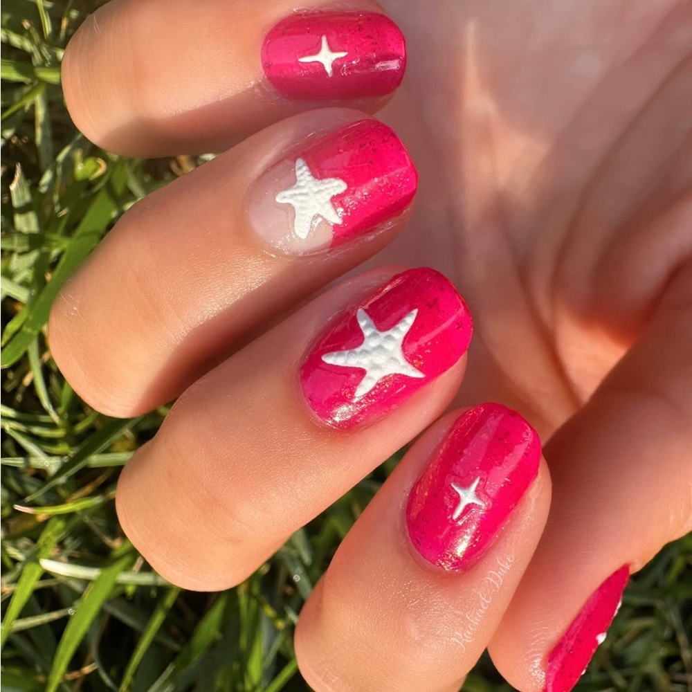 *Exclusive* Color Street: Ladies Night | Pink Rose Gold Glitter Party Neon Sheer - Picture 13 of 14